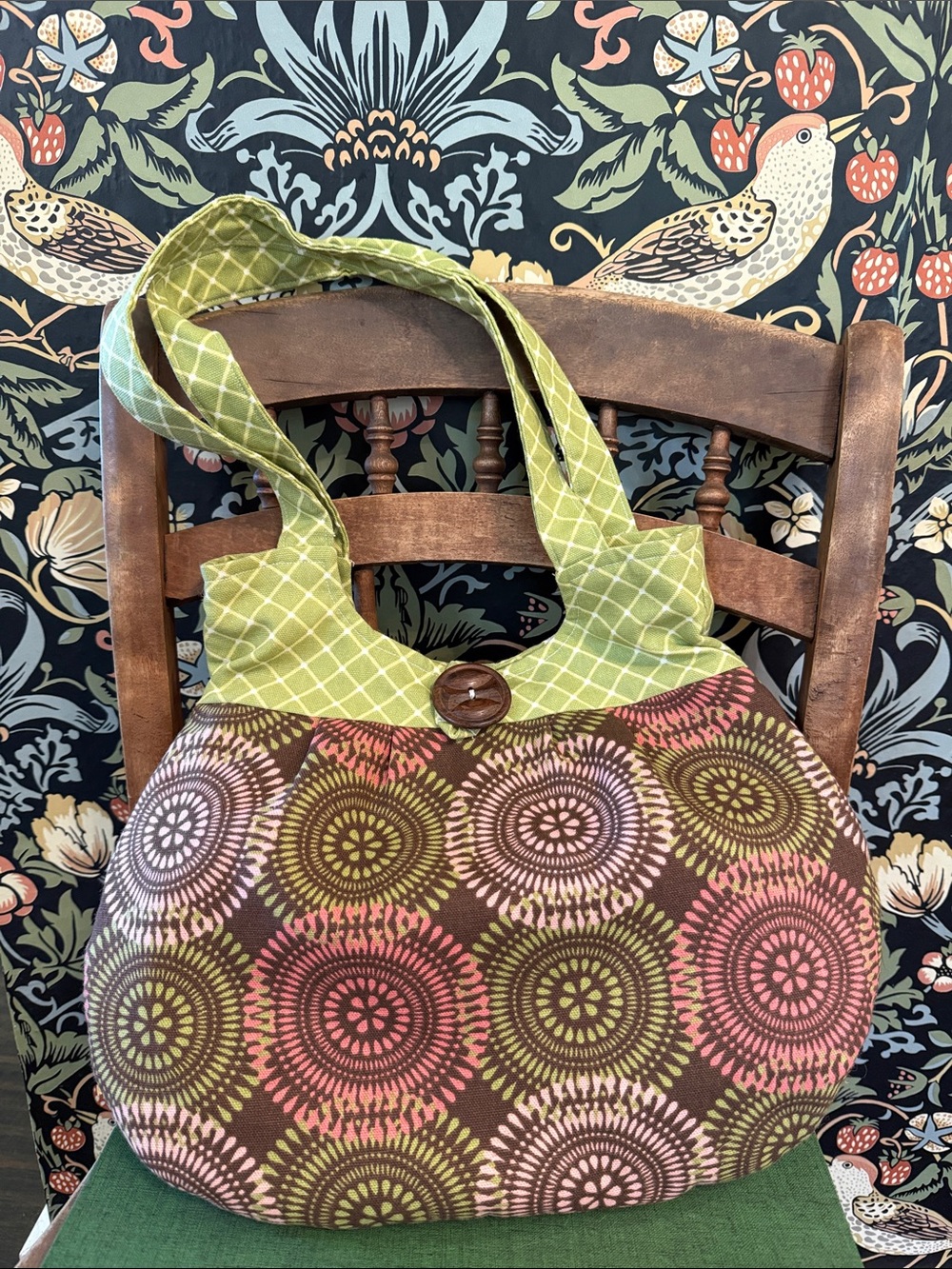 Adorable Reversible Handmade Quilted Purse